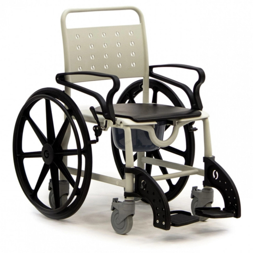 Кресло-туалет с санитарным оснащением MET RANKO (20132) Черный Кресло-туалет с санитарным оснащением MET RANKO (20132) Черный