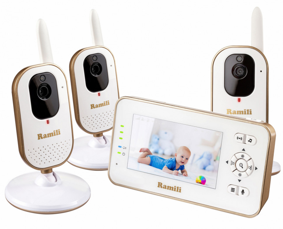 Видеоняня Ramili Baby RV350X3 (в комплекте 3 камеры) Видеоняня Ramili Baby RV350X3 (в комплекте 3 камеры)