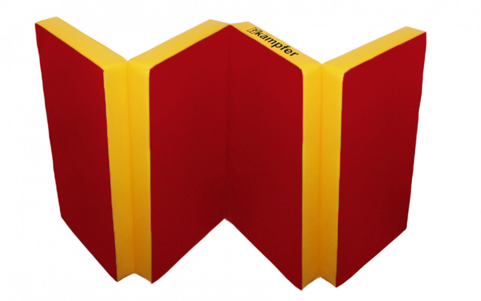 Kampfer Classic Мат №7 (200 х 100 х 10) складной - винилискожа (красный/желтый) Kampfer Classic Мат №7 (200 х 100 х 10) складной - винилискожа (красный/желтый)