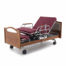 Кровать для лежачих больных электрическая MED-MOS DB-2B с поворот.креслом в правую сторону (коричневый)