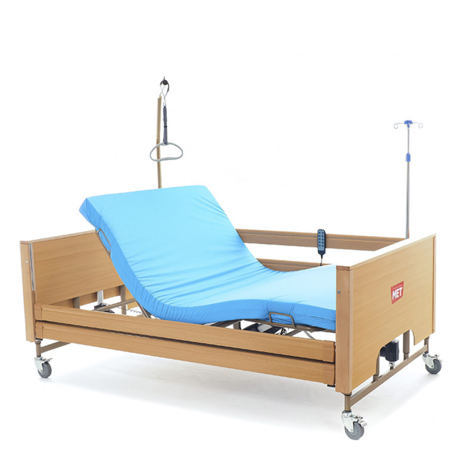 Кровать электрическая МЕТ LARGO 17111 широкая 120 см, без матраса Кровать электрическая МЕТ LARGO 17111 широкая 120 см, без матраса