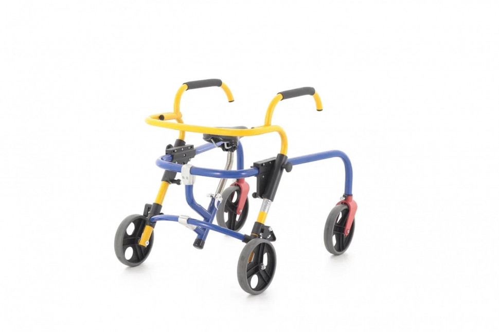 Ходунки-роллаторы Rebotec Плуто медиум с сиденьем и передними стопорами Ходунки-роллаторы Rebotec Плуто медиум с сиденьем и передними стопорами