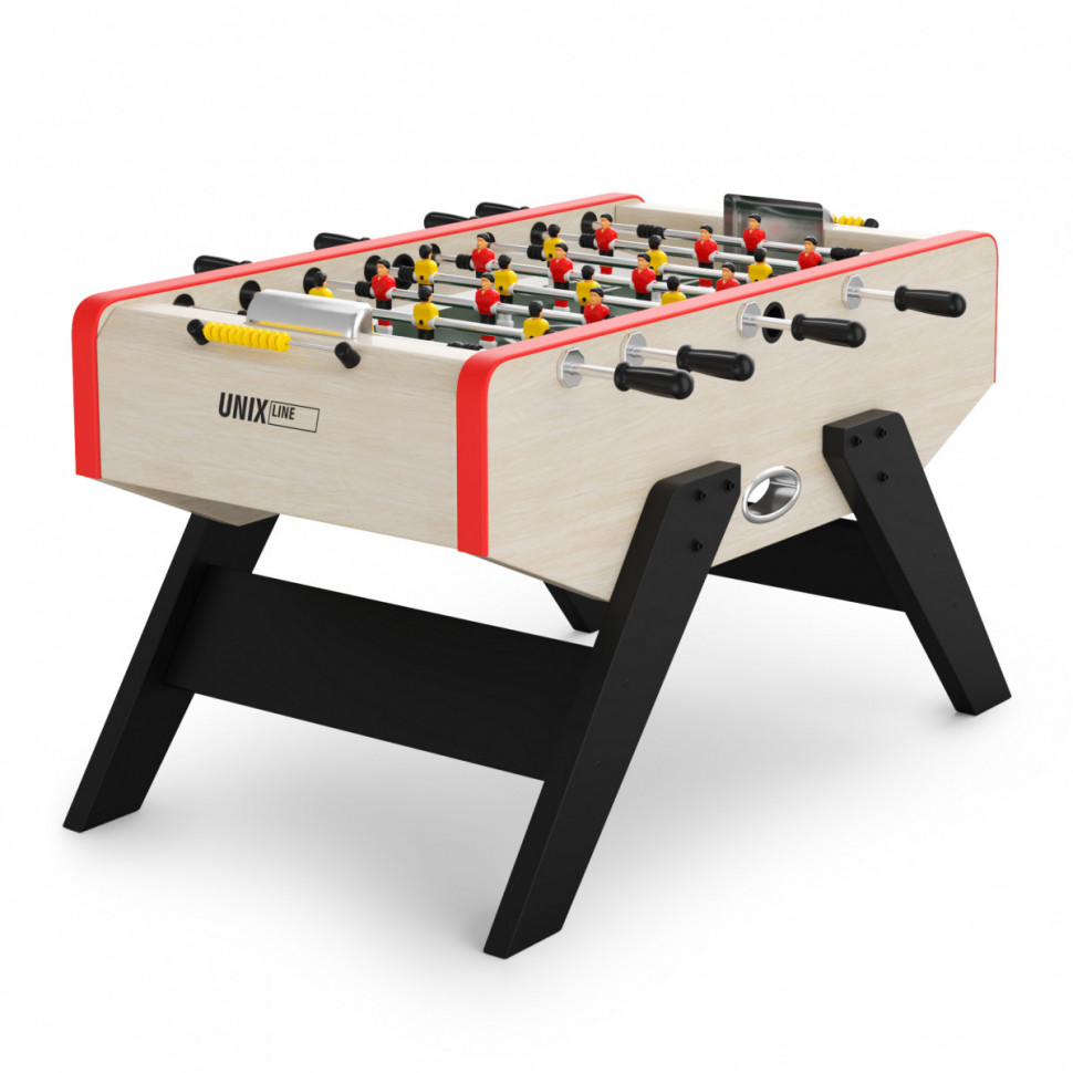 Игровой стол UNIX Line Футбол - Кикер (140х70см) Light Wood Игровой стол UNIX Line Футбол - Кикер (140х70см) Light Wood