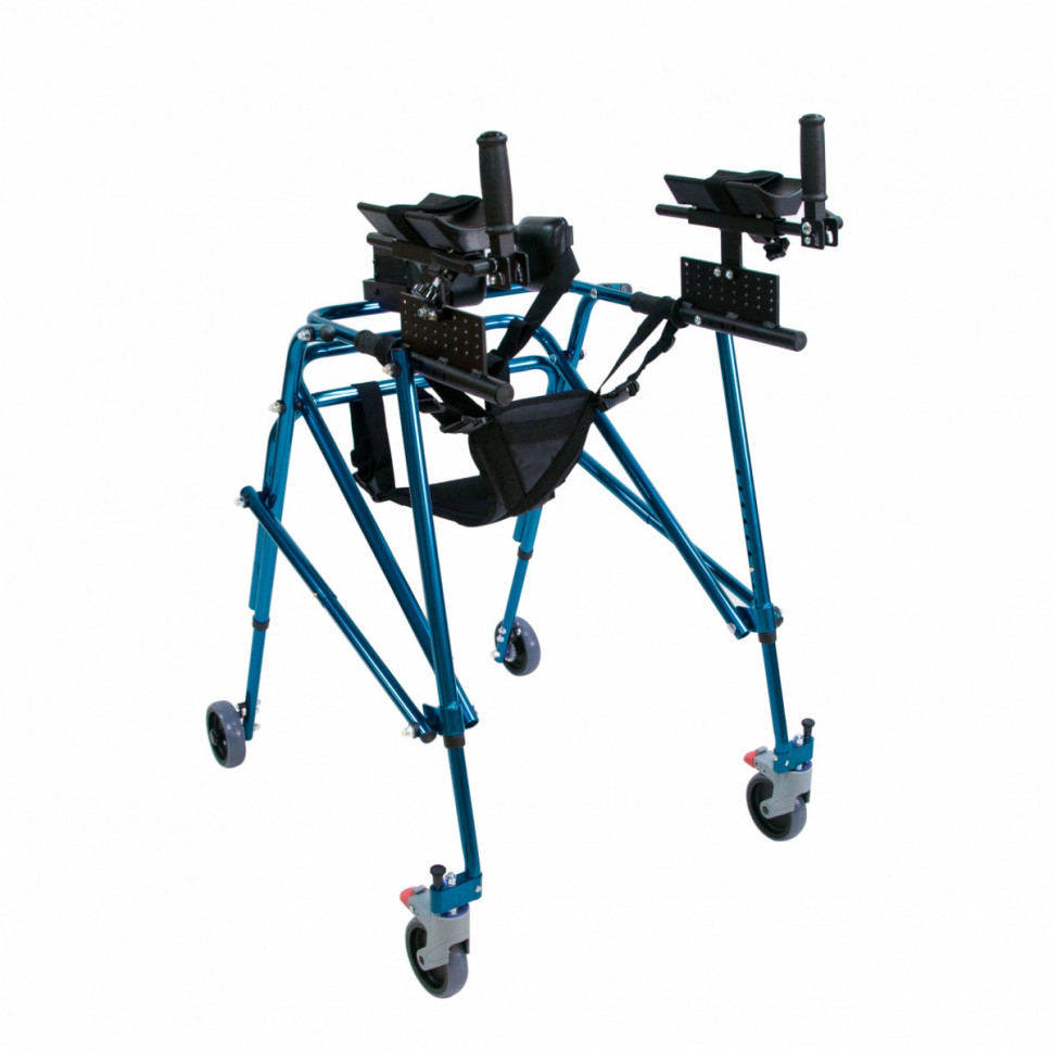 Ходунки для детей больных ДЦП с подлокотной опорой Мега-931 Ходунки для детей больных ДЦП с подлокотной опорой Мега-931